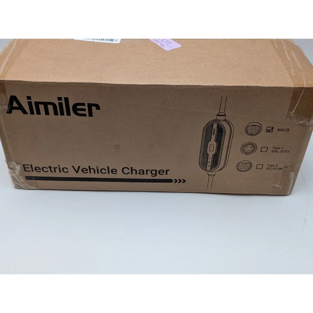AIMILER Level 1 / 2 EV Charger 32A‎ 25ft J1772 Plug WiFi APP 240V Open Box